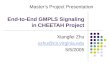 End-to-End GMPLS Signaling in CHEETAH Project