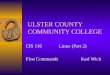 ULSTER COUNTY COMMUNITY COLLEGE