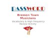 Bremen Town Musicians  Vocabulary & High Frequency Review Activity