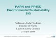 PARN and PP4SD Environmental  Sustainability SIG