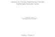 Lecture 24.  Forces Stabilizing Climate, Carbonate-Silicate Cycle