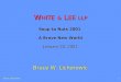 W HITE &  L EE LLP Soup to Nuts 2001   A Brave New World  January 20, 2001