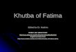 Khutba of Fatima Edited by Dr. Hashim