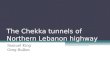 The Chekka tunnels of Northern Lebanon highway