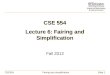 CSE 554 Lecture 6: Fairing and Simplification