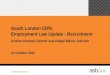 South London CIPD Employment Law Update - Recruitment