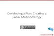 Developing a Plan: Creating a Social Media Strategy