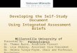 Developing the Self-Study Document  Using Integrated Assessment Briefs