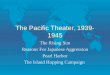 The Pacific Theater, 1939-1945