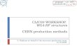 CLIC09 WORKSHOP,  WG4-RF structures CERN production methods