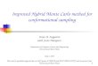 Improved Hybrid Monte Carlo method for conformational sampling