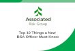 Top 10 Things a New  BSA Officer Must Know