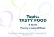 Topic: TASTY FOOD