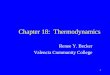 Chapter 18:  Thermodynamics