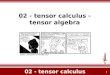 02 - tensor calculus