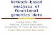 Network-based analysis of functional genomics data