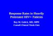 Response Rates in Heavily Pretreated HIV+ Patients