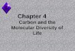 Chapter 4        Carbon and the Molecular Diversity of Life