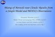 Bluing of Aerosols near Clouds: Results from a Simple Model and MODIS Observations