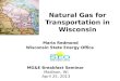 Natural Gas for Transportation in Wisconsin