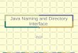 Java Naming and Directory Interface