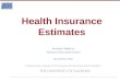 Health Insurance Estimates