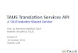 TAUS  Translation  Services API