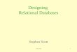Designing  Relational Databases