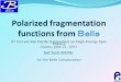 Polarized fragmentation functions from  Ｂｅｌｌｅ