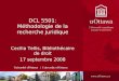 DCL 5501: Méthodologie de la recherche juridique