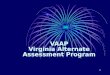 VAAP Virginia Alternate Assessment Program