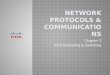 Network protocols & communications
