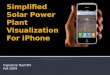 Simplified Solar Power Plant Visualization For  iPhone