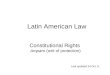 Constitutional Rights  Amparo  (writ of protection)