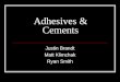 Adhesives & Cements