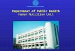 Department of Public Health Human Nutrition Unit