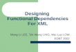 Designing  Functional Dependencies For XML