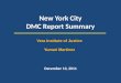 New York City DMC Report Summary