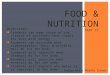 Food & Nutrition part II