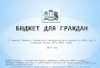 Принцип прозрачности (открытости) бюджетной системы Российской Федерации