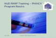 HUD RHIIP Training – PH/HCV Program Basics