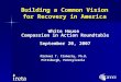 Building a Common Vision for Recovery in America