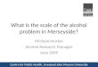 What is the scale of the alcohol problem in Merseyside?