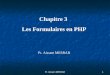 Chapitre 3  Les Formulaires en PHP