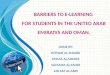 BARRIERS TO E-LEARNING  FOR  STUDENTS IN THE UNITED ARAB EMIRATES AND OMAN