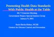 Promoting Health Data Standards   With Public Health at the Table