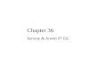 Chapter 36 Serway & Jewett 6 th  Ed