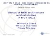 Status of NGN architecture  related studies  in ITU-T SG13