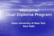 Welcome! Dual Diploma Program