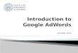 Introduction  to Google  AdWords